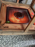 湘威烤火盆家用暖脚器电火盆实木取暖器桌下烤脚电火炉烘脚正方形大功率电暖炉烤火炉烤火器小太阳 高档椿木色52*52CM 实拍图