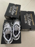 斯凯奇（Skechers）经典复古钻石熊猫鞋休闲鞋女士厚底增高小白鞋12241 黑色/白色/BKW 35.5 实拍图