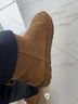 森馬（Senma）潮流简约百搭保暖加绒棉鞋短筒情侣雪地靴男718414704 驼色 43码 实拍图