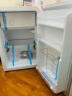 HCK哈士奇 130RDC 107升 复古单门小冰箱独立冷冻迷你冷藏小王子联名 冰冻白 实拍图