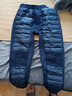 恒源祥保暖羽绒裤男内穿修身轻薄款女士中老年棉裤冬季加厚防寒白鸭绒裤 男士藏青（轻薄款-前面羽绒） 3XL (185) 实拍图