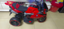 孩智乐儿童电动车摩托车可坐人三轮车男女宝宝3-4-5-6岁小孩电动车 大电瓶双驱动-大红 实拍图