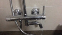 丰华（FLOVA） 淋浴套装家用淋浴器淋雨喷头挂墙式明装混水阀一体式冷热水 187mm全铜顶喷 实拍图
