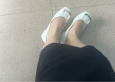 百丽方扣高跟鞋女商场同款干练浅口单鞋Z8B1DCQ3预售 米白 36 晒单实拍图