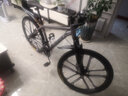 永久（FOREVER） 山地车自行车成人上班男女变速学生越野减震青少年单车公路赛车 钢架-十刀轮-灰色 26英寸 24速【加粗减震】数字变速 实拍图