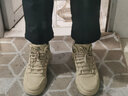 回力马丁靴子男复古高帮靴冬季男鞋东北雪地靴户外加厚抗寒棉鞋保暖鞋 2112/卡其单里 44 实拍图
