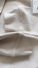 马登工装 美式复古重磅雪尼尔卫衣基础款抗皱打底圆领长袖T恤男秋 米白色 M 实拍图