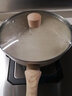 钢盾 麦饭石色炒锅不粘锅平底炒菜锅无油烟电磁炉通用 24CM米色有盖+锅铲 24cm 实拍图
