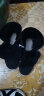 AU&MU澳洲雪地靴女冬季保暖皮毛一体加绒防滑大棉鞋魔术贴羊毛短筒女靴 182黑色 38 实拍图