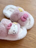 果壳（Gukoo）拖鞋女冬季新款HelloKitty联名可爱毛绒女士居家毛毛拖鞋 HelloKitty毛毛拖鞋 38-39 实拍图
