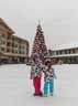 牧途雪（MUTUSNOW） 儿童滑雪服套装防水加厚保暖零下-20度户外滑雪衣裤 MT儿童套装 儿童彩三角+儿童玫红裤 L 【14码】 实拍图