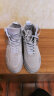 潮小二（CHAOXIAOER）男鞋冬季马丁靴男休闲潮流工装鞋防滑鞋子男士户外保暖鞋男增高靴 灰色-18868【增高8CM】 41 实拍图