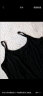浪莎（LangSha）冰丝连衣裙2023新款女夏季显瘦内搭吊带裙宽松衬裙薄款打底裙 中长款-黑色 XL(建议111-130斤) 晒单实拍图