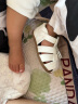 卡特兔儿童凉鞋夏季女宝宝公主鞋男婴童包头软底学步鞋 xz36白色13cm 实拍图