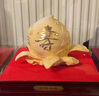 京峰阁 大号绒沙金寿桃摆件 送长辈老人生日礼物608090大寿祝寿贺寿礼品 大号福寿金桃 实拍图
