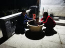 超大口径特大号树脂花盆加厚塑料种树专用盆庭院仿陶瓷无孔荷花盆 凤纹口径80厘米 有孔种植盆 实拍图