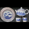 苏氏陶瓷（SUSHI CERAMICS）鎏银千里江山国风轻奢茶壶小套组非遗大师郑文强作品伴手礼 实拍图
