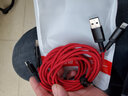 绿胜苹果数据线快充PD30W闪充Type-C充电器线USB20W智能断电适用iPhone14/13/XP/promax手机ipad平板 极光红套装（充电头+USB数据线）充满自动断电 1.5M 实拍图