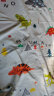 喜淘淘婴儿床单布头被单四件套布料面料儿童卡通床品被套印花纯棉布料 恐龙乐园 实拍图