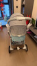 逗逗熊婴儿推车高景观减震手推车宝宝可坐可平躺婴儿双向折叠儿童手推车 旗舰-荷绿【后轮橡胶买一送五】 实拍图