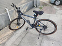 飞鸽（FLYING PIGEON）飞鸽公路自行车700C跑车成人男女青少年大中小学生车竞速骑行单车 超越钢架-直把-钛银色 24速入门级 实拍图
