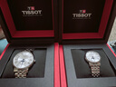 天梭（TISSOT）【官方授权店】手表 新款卡森臻我系列1853时尚商务石英情侣对表 月相白盘钢带 实拍图