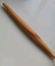 臻三环 擀面杖 实木滚轴 家用枣木面板 擀饺子皮专用 擀面棍 烘焙工具 长28cm、直径中间2.3cm、两头0.6cm 实拍图