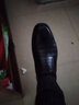 目击者三接头皮鞋男校尉皮鞋套脚保安执勤黑皮鞋牛皮商务正装鞋 套脚款（牛皮） 40码(250) 实拍图