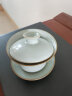 雅瓷汝窑盖碗茶杯三才茶碗茶具陶瓷泡茶碗单个汝瓷三合盖碗 晒单实拍图
