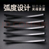 左欧（Zuoou）黑色一字夹发夹后脑勺碎发夹加宽加长发卡刘海夹侧边夹子头饰卡子 黑色亮面大+小组合12个装 晒单实拍图