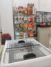 美的展示柜冷藏保鲜柜 冰柜商用 家用小型冷柜家用 100升小冰柜 商用大容量雪糕冷藏柜MS-100LGE 实拍图