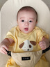 戴维贝拉（DAVE＆BELLA）夏天薄款婴儿衣服新生儿夏季短袖连体衣婴幼儿包屁衣宝宝空调服装 浅黄色DB2235928 80cm （建议身高73-80cm） 实拍图