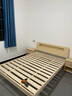 天桐居【现货闪发】床纯实木床现代简约卧室双人床大床经济单人床出租房 实木床+床头柜*2 1.5米*2米 实拍图
