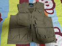 步行龙 春夏秋薄款男装马甲多口袋速干登山摄影外套9898 卡其色 M (适合110斤-125斤) 实拍图