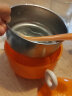 日康（rikang）儿童餐具辅食碗 宝宝餐具保温碗 不锈钢婴儿碗 RK-C1006 实拍图
