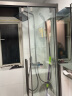 九牧（JOMOO）极窄三联动淋浴房卫生间干湿分离浴室不锈钢玻璃隔断推拉移门浴屏 枪灰色 宽1.2-1.29 高1.9米 晒单实拍图