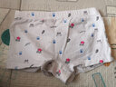 南极人儿童内裤女童平角裤纯棉大中小童宝宝四角短裤学生女孩内裤4条装 呆萌小兔(N9) 110 (建议体重25-33斤) 实拍图