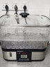 艾格丽（Aigoli） 电蒸锅家用大容量预约定时长方形快速出蒸汽锅电蒸笼三层多层蒸菜蒸馒头蒸鱼锅 12L-10107电子式（可预约定时） 实拍图