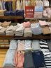 MUJI MUJI 男式 印度棉天竺编织 条纹短袖T恤 深海军蓝X图案 XL 实拍图