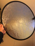 神牛 二合一反光板60cm/80cm110cm金银黑白透明柔光板户外拍照摄影棚附件 五合一反光板【110cm】 官方标配 实拍图