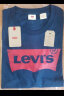 Levi's【全新升级】李维斯2024春夏新版情侣同款短袖T恤logo印花简约 藏蓝色0002 XXL 实拍图