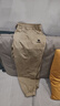 骆驼（CAMEL）运动休闲男裤子防泼水梭织束脚运动裤 J13CAVLR060 卡其 XXL 实拍图