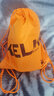 KELME/卡尔美束口袋抽绳双肩背包足球鞋袋收纳袋健身运动足球包 荧光橙 大号(35cm*45cm) 实拍图
