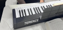 特伦斯（Terence）智能电子琴成人儿童初学61键力度键盘PT611升级TS01 智能版/典雅黑 实拍图