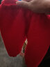宝然 婴儿裤子儿童保暖裤秋冬季宝宝长裤休闲裤可开裆外出裤子2198 红色 90cm 实拍图