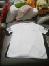 天伦天运动套装男夏季薄款短袖T恤五分短裤跑步服休闲速干足球运动服 白色 XL 实拍图