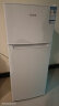 奥马(Homa) 125升 双门省电小冰箱 小型电冰箱家用 出租房宿舍冷藏双开门两门二门 白色 BCD-125H 实拍图