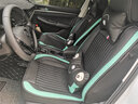 翰静 新款汽车卡通坐垫四季通用座垫全包围座套透气织物座椅套适用于 北欧绿（皮革+织物） 大众宝来速腾高尔夫迈腾探岳捷达 实拍图