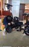 飞鸽儿童三轮车脚踏车1-3岁儿童推车可推可骑小孩车宝宝三轮自行车 公主粉【骑行大框款】 实拍图