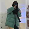 妃莉杋（FeiLiFan）羽绒棉服女2025新款冬季韩版宽松小个子加厚面包服学生棉衣棉袄女 绿色 S 建议80-100斤 实拍图